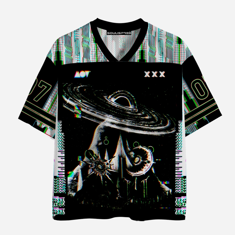 Soulisfree CYBER RUINS & STARS  Mesh Jersey
