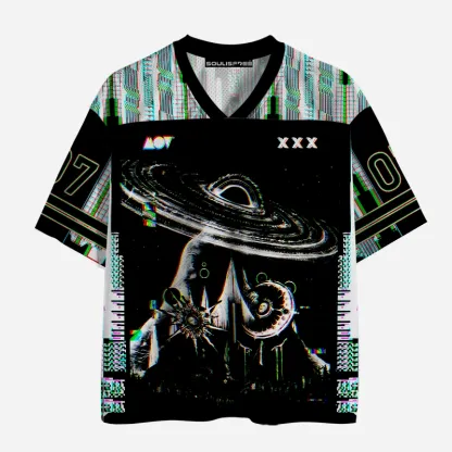 Soulisfree CYBER RUINS & STARS  Mesh Jersey