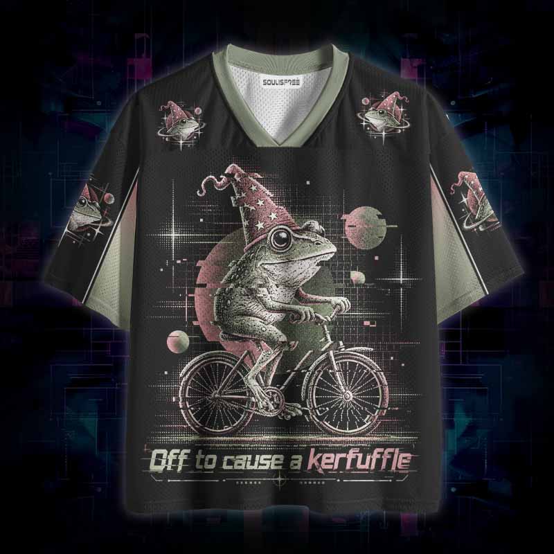 Soulisfree Off to Cause a Kerfuffle Frog Mesh Jersey