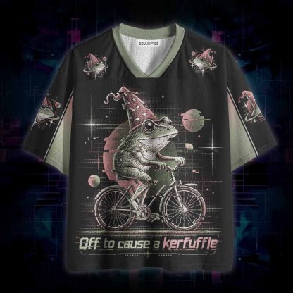 Soulisfree Off to Cause a Kerfuffle Frog Mesh Jersey