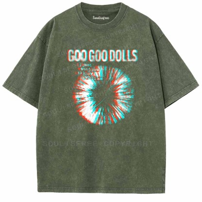 Soulisfree  GOO GOO DOLLS Washed Tee