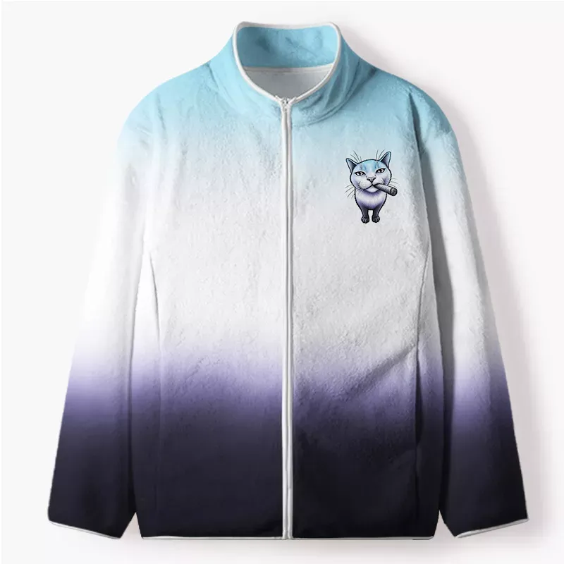 Soulisfree  I Belong Wherever I Want To Be Flannel Zip-Up Jacket