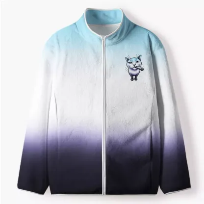 Soulisfree  I Belong Wherever I Want To Be Flannel Zip-Up Jacket
