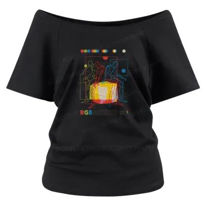 Meditation In Color Off Shoulder Top
