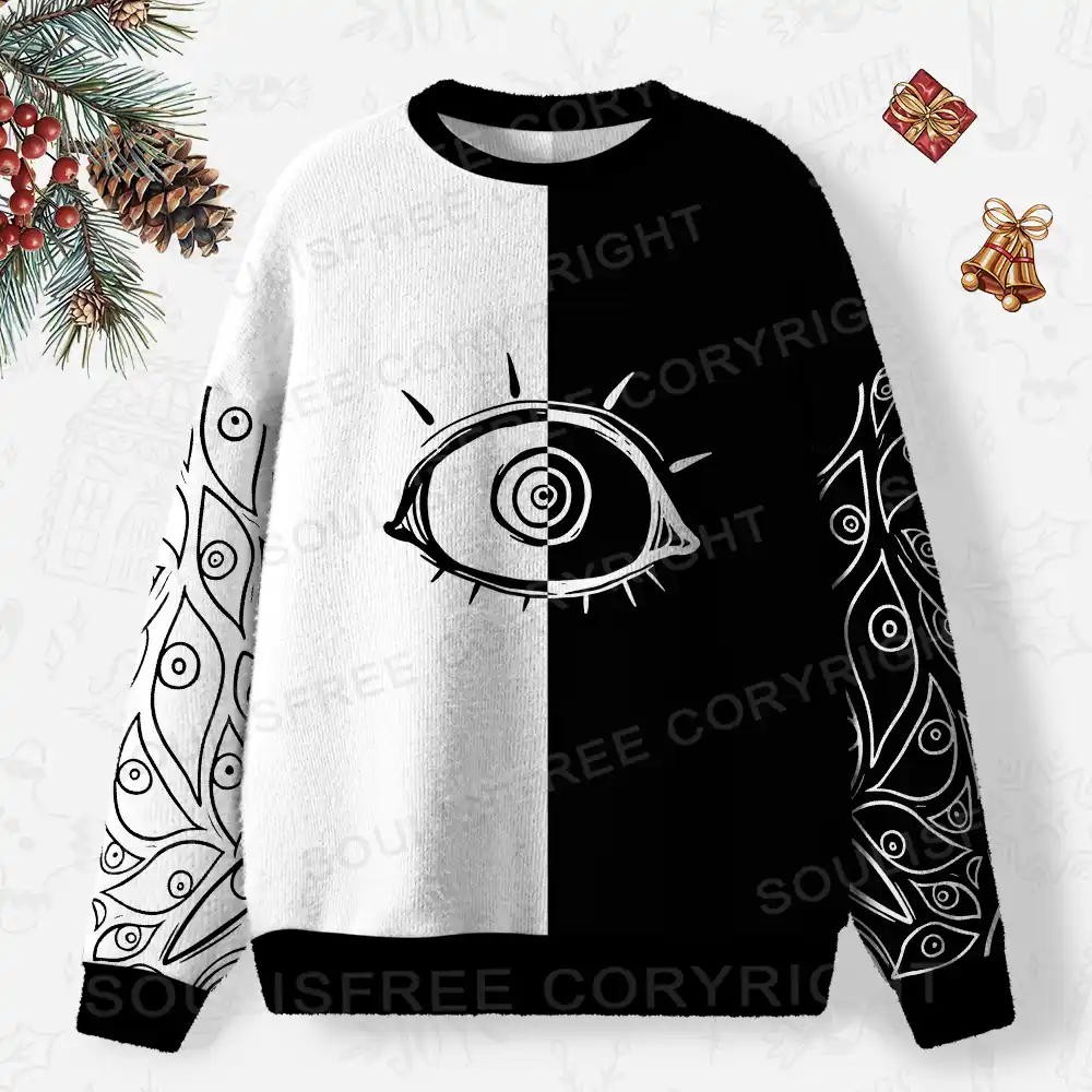 Dual Vision Ugly Christmas Knit Sweatshirt