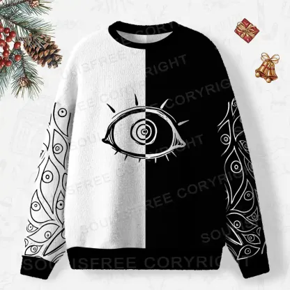 Dual Vision Ugly Christmas Knit Sweatshirt