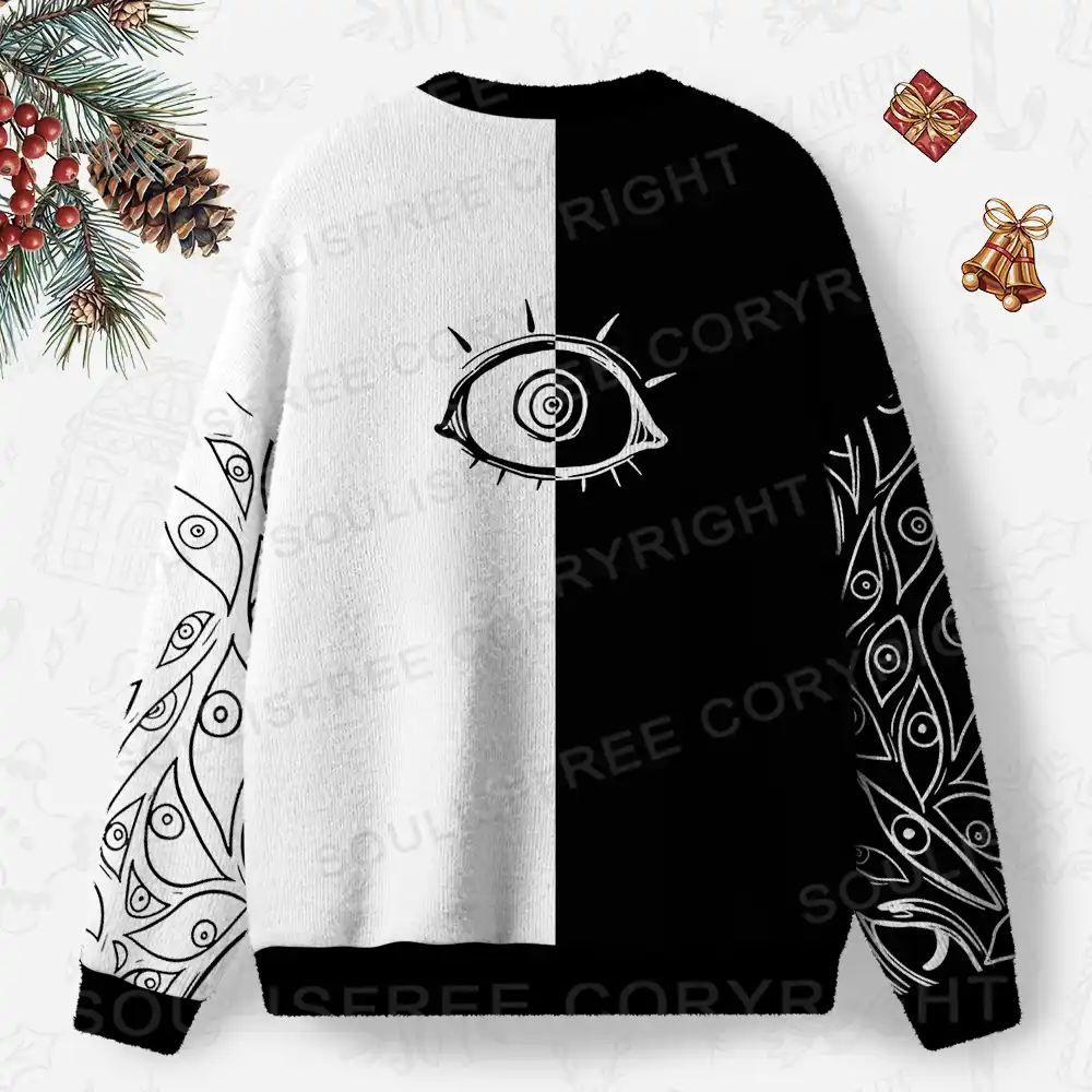 Dual Vision Ugly Christmas Knit Sweatshirt