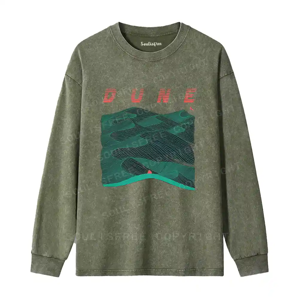 Sands Of Synchronicity Washed Long Sleeve Shirt