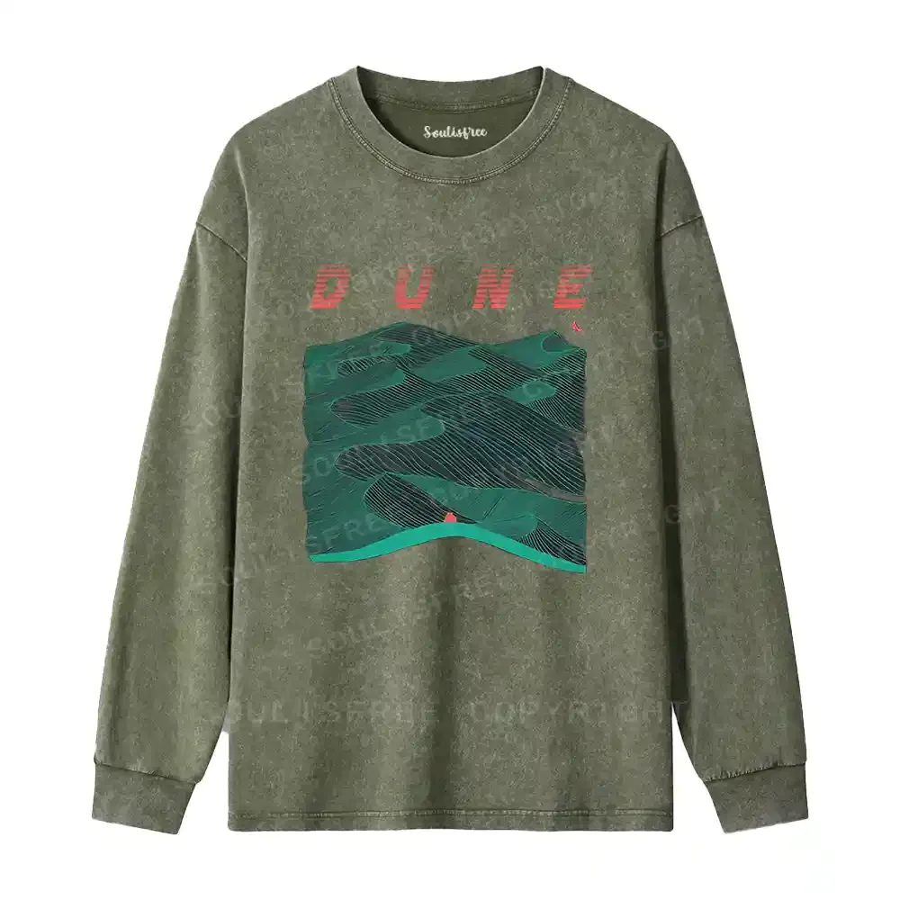 Sands Of Synchronicity Washed Long Sleeve Shirt