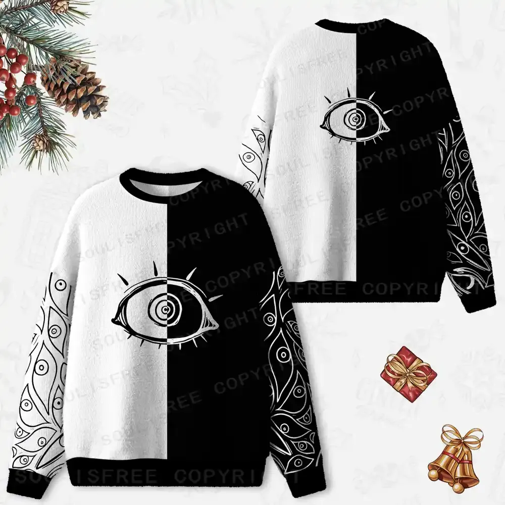 Dual Vision Ugly Christmas Knit Sweatshirt