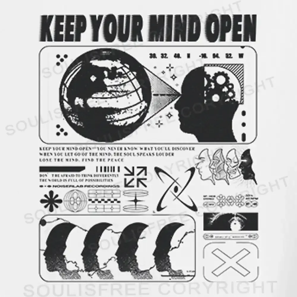 Keep Your Mind Open Crop Top 