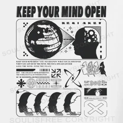 Keep Your Mind Open Crop Top 