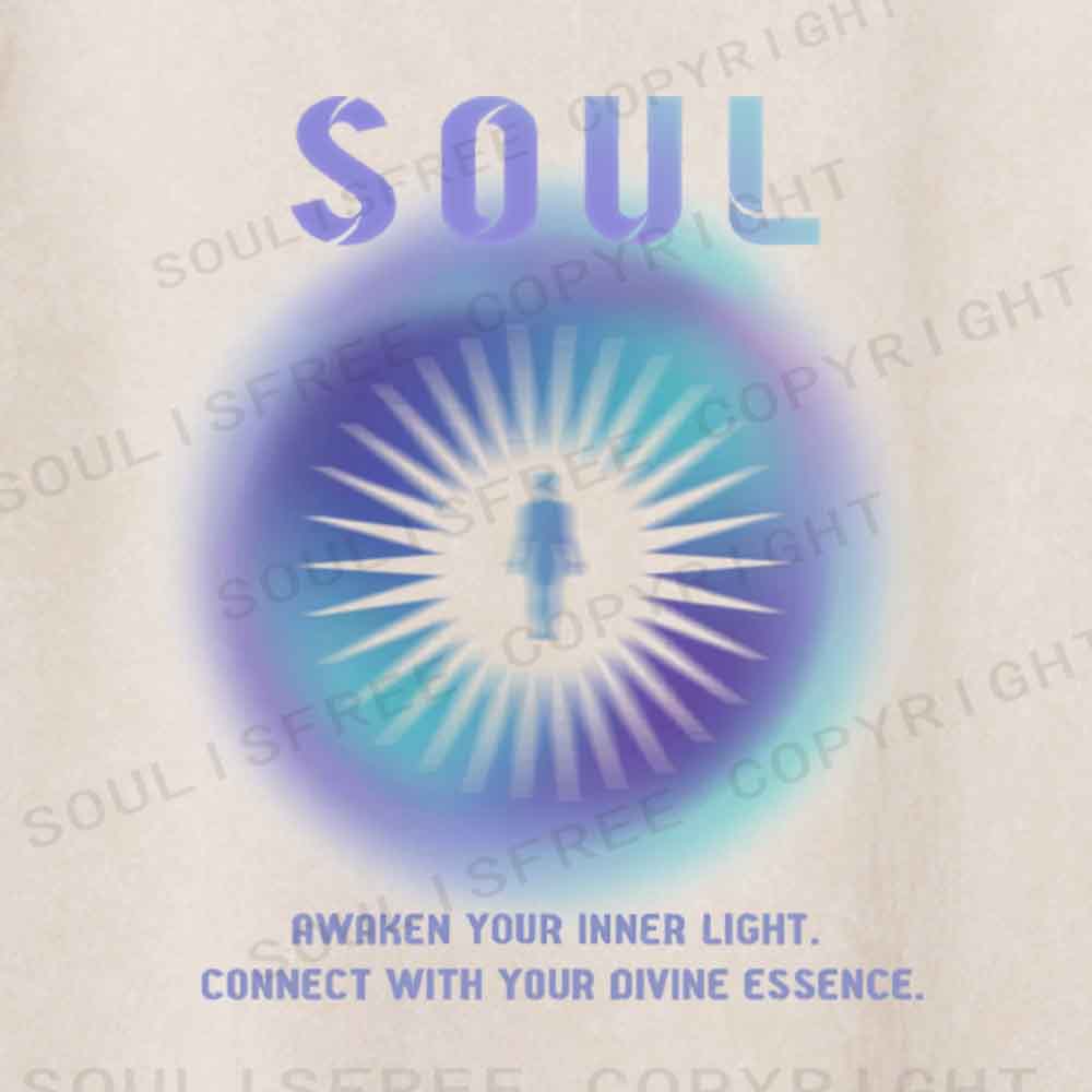 Soulisfree  SOUL Awaken Your Inner Light Washed Tee