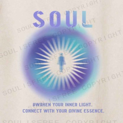 Soulisfree  SOUL Awaken Your Inner Light Washed Tee