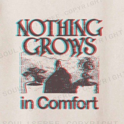 Soulisfree  Nothing Grows In Comfort Washed Tee
