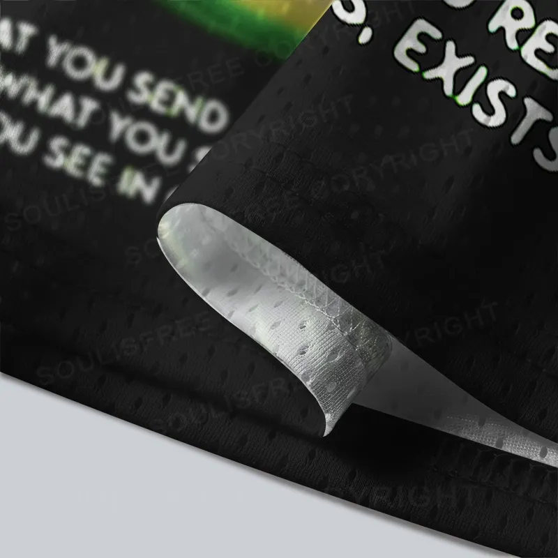 Soulisfree LIFE IS AN ECHO. Mesh Jersey