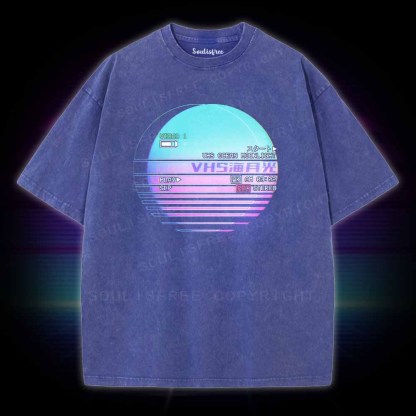 Soulisfree VHS Ocean Moonlight Washed Tee