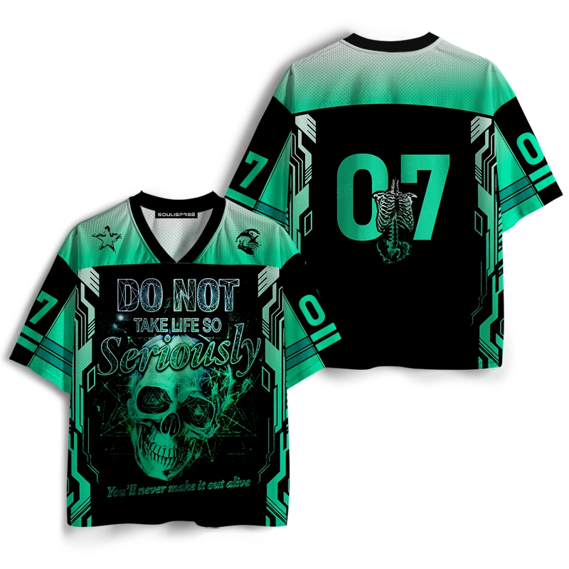 Soulisfree DO NOT TAKE LIFE SO Seriously Mesh Jersey