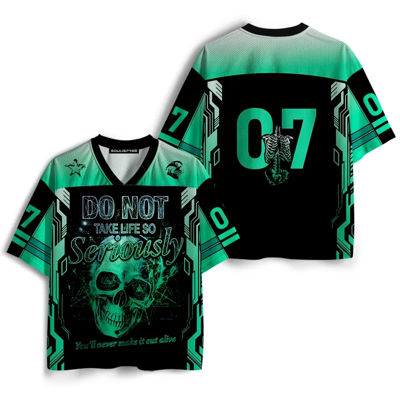 Soulisfree DO NOT TAKE LIFE SO Seriously Mesh Jersey