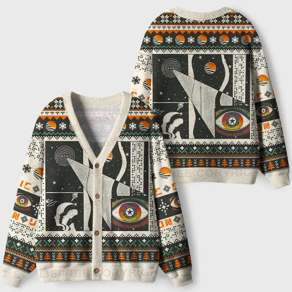 Visionary Space Ugly Cardigan Sweaters