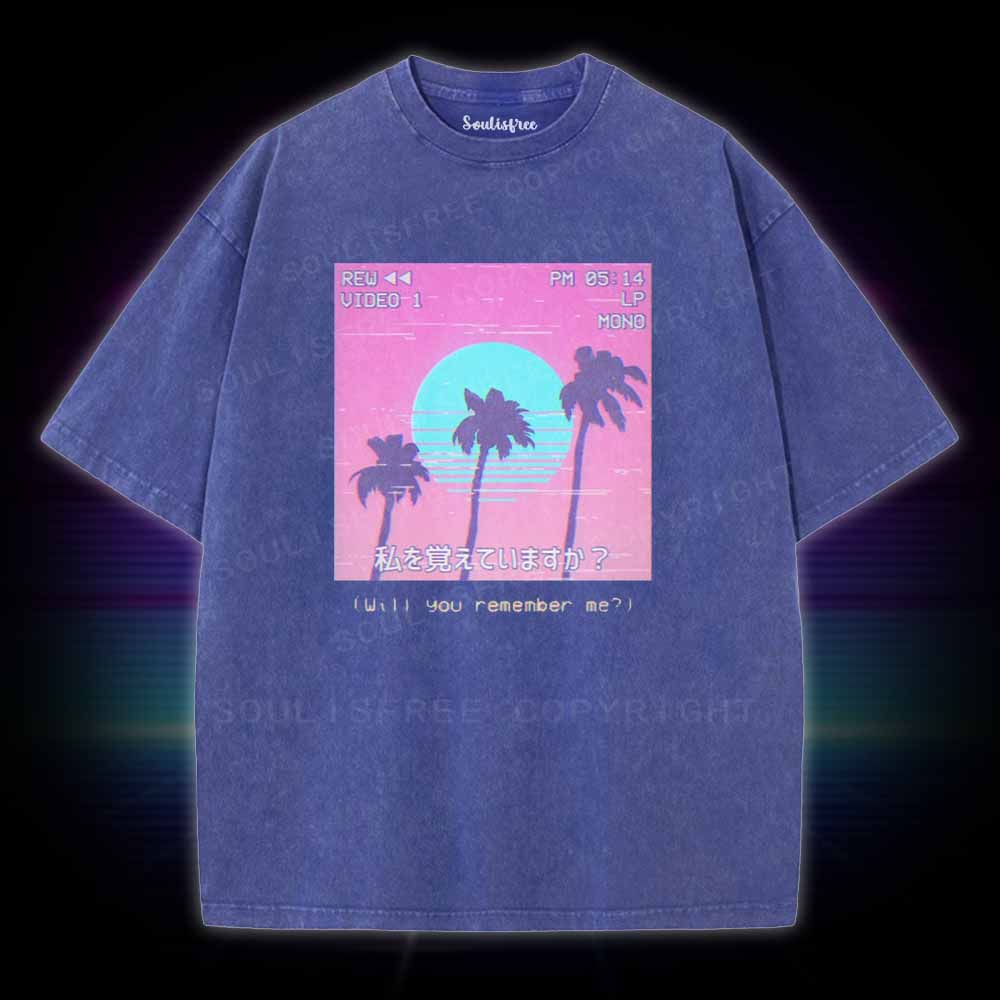 Soulisfree Will you remember me? Washed Tee