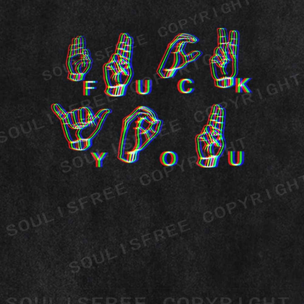 Soulisfree UNAPOLOGETIC SIGNS Washed Tee