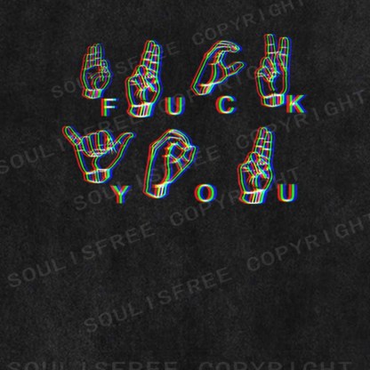 Soulisfree UNAPOLOGETIC SIGNS Washed Tee