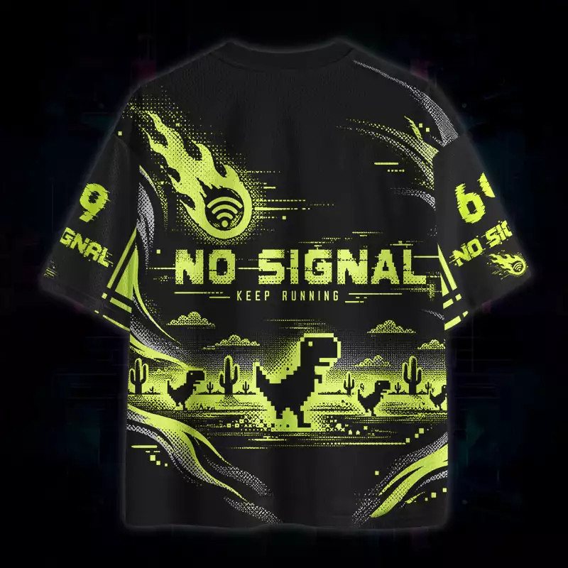 Soulisfree No Signal Keep Running Mesh Jersey