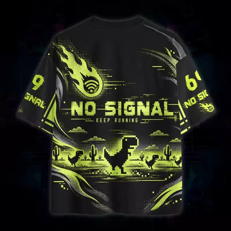 Soulisfree No Signal Keep Running Mesh Jersey