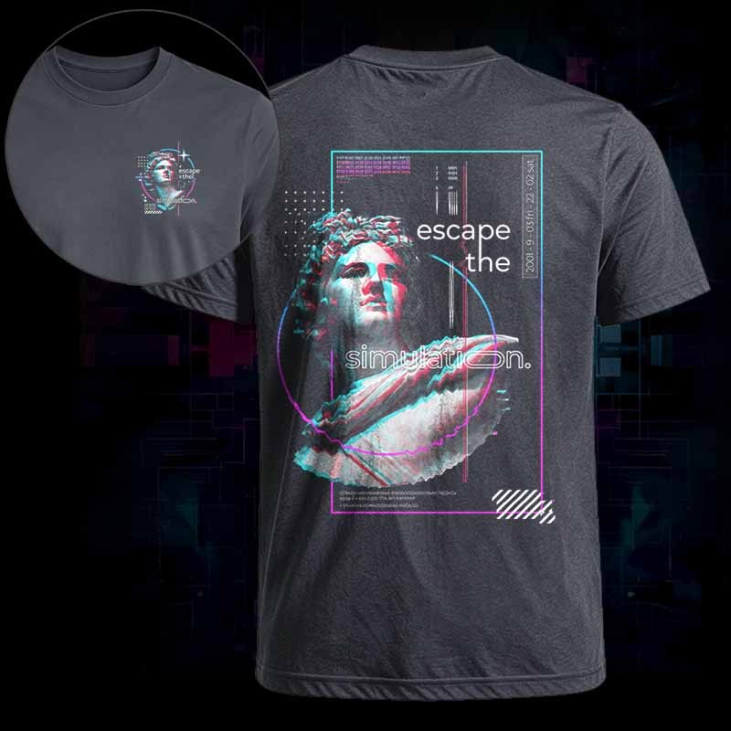 Soulisfree Escape The Simulation Classic Tee
