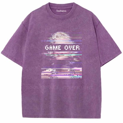 Soulisfree Game Over Marilyn Washed Tee
