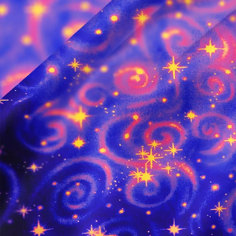 Soulisfree Dreamy Cosmic Stardust Cowl Neck Satin Mini Dress