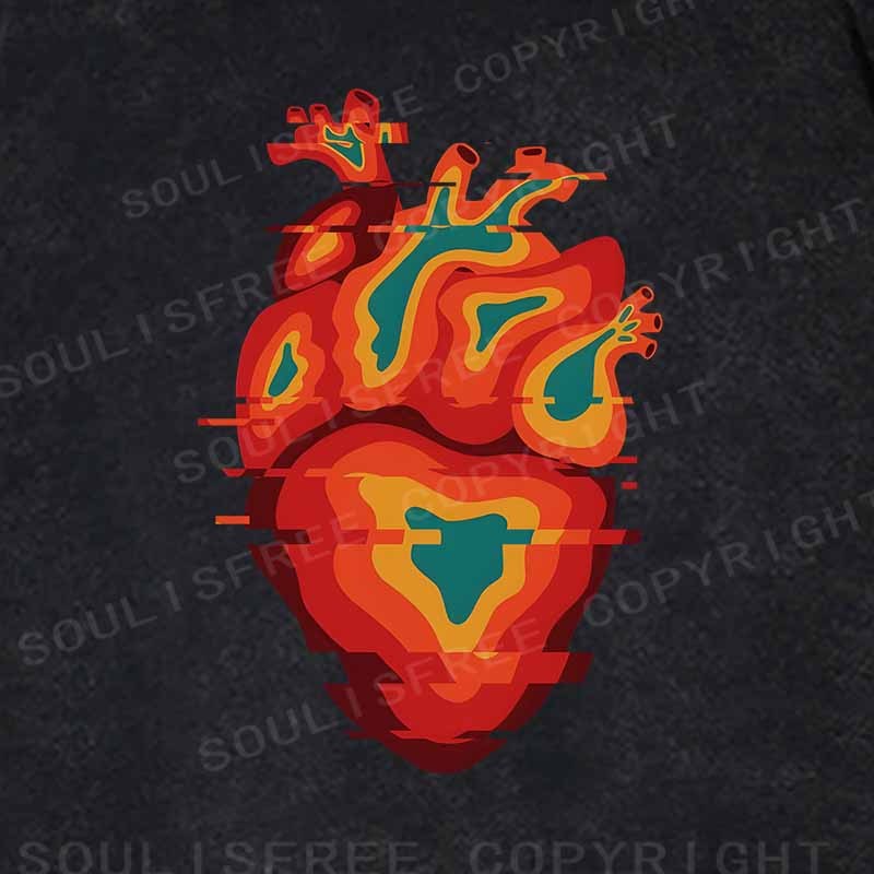 Soulisfree  The Crystallization of the Soul Washed Hoodie