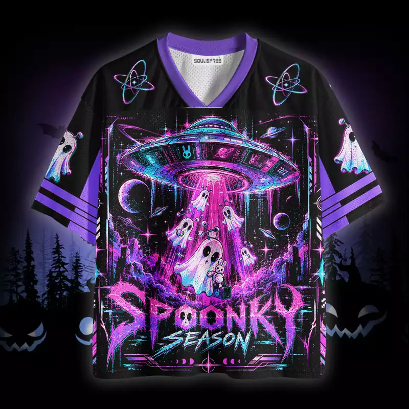 Soulisfree Alien Ghost Abduction Mesh Jersey
