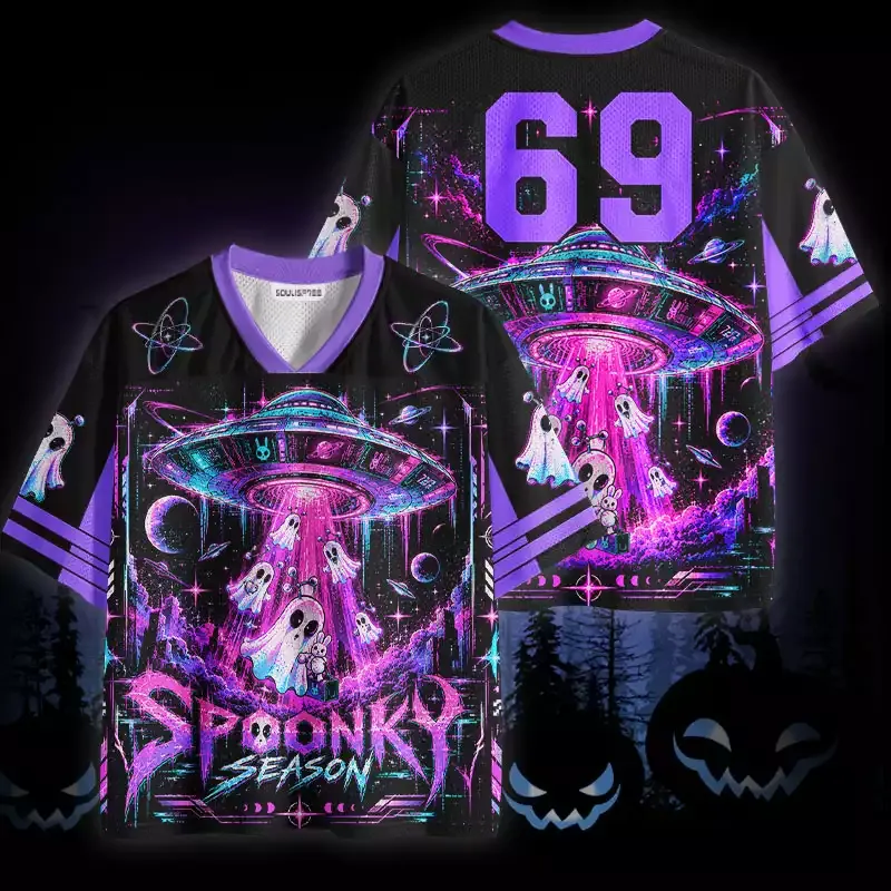 Soulisfree Alien Ghost Abduction Mesh Jersey