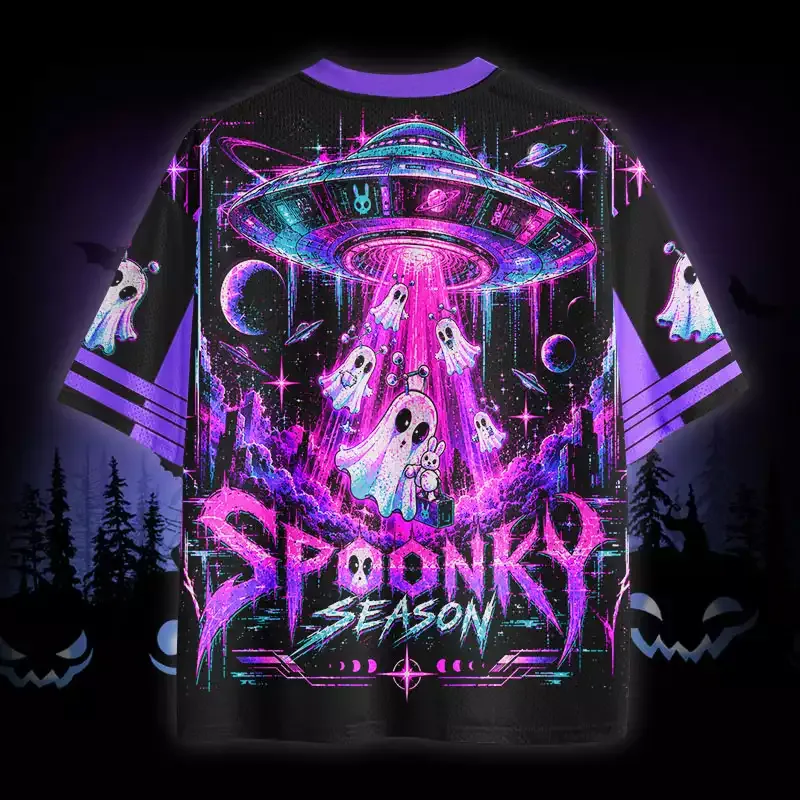 Soulisfree Alien Ghost Abduction Mesh Jersey