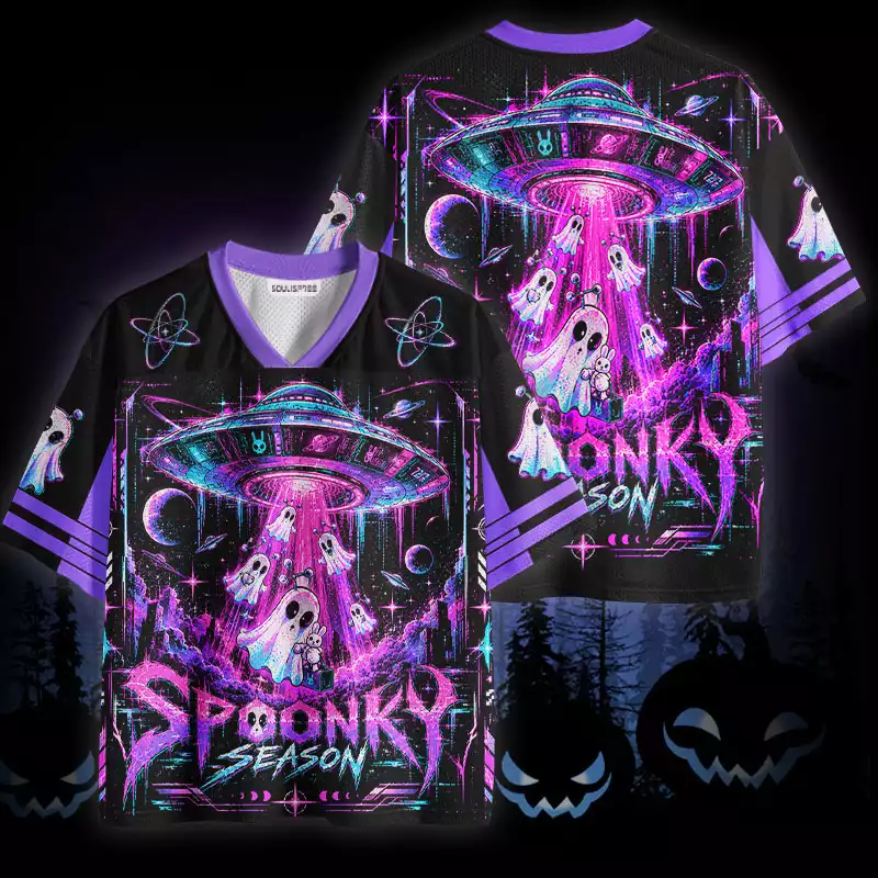 Soulisfree Alien Ghost Abduction Mesh Jersey