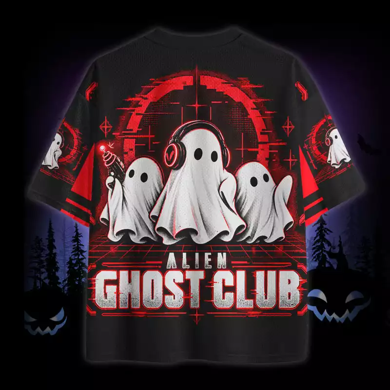 Soulisfree Alien Ghost Club Mesh Jersey