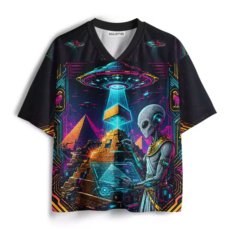 Soulisfree Alien Pyramid Builders Mesh Jersey