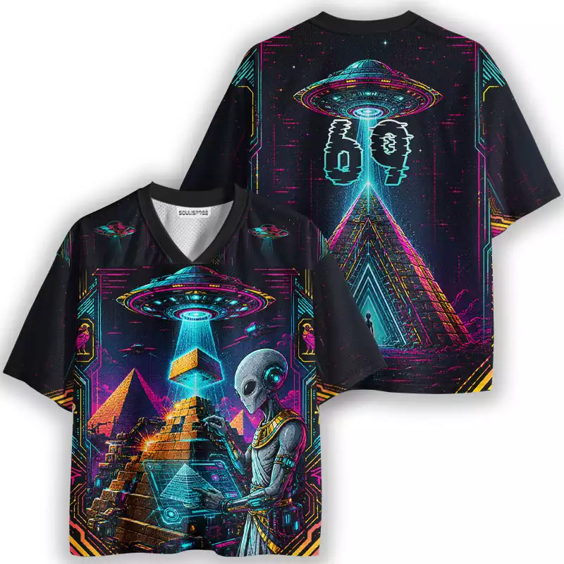 Soulisfree Alien Pyramid Builders Mesh Jersey