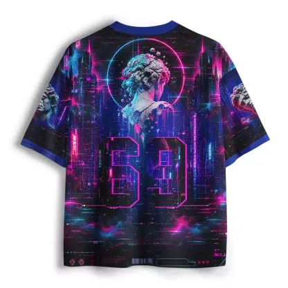 Soulisfree BEAUTY IN THE GLITCH Mesh Jersey