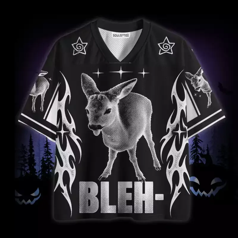 Soulisfree Bleh Donkey Tribal Mesh Jersey