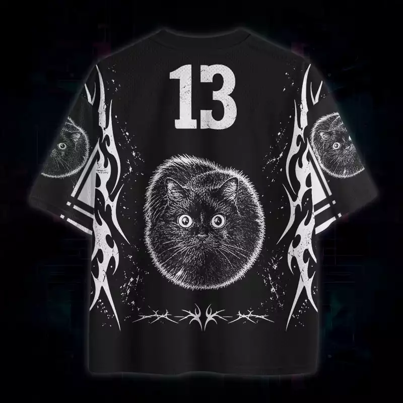 Soulisfree Cat Boobs Mesh Jersey