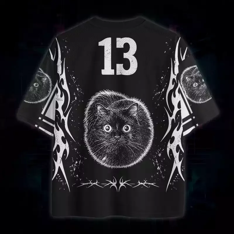 Soulisfree Cat Boobs Mesh Jersey