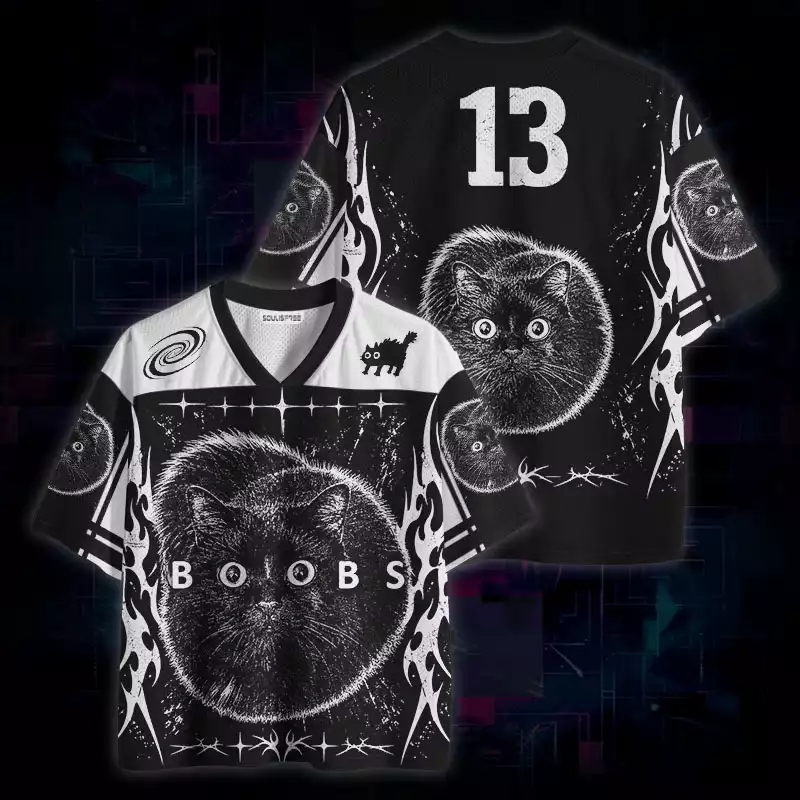 Soulisfree Cat Boobs Mesh Jersey