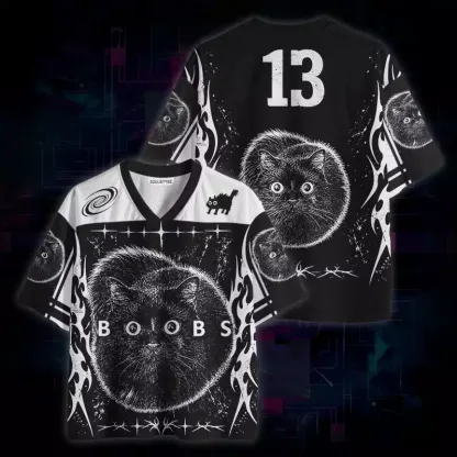 Soulisfree Cat Boobs Mesh Jersey