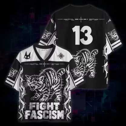 Soulisfree Cat Fight Fascism Mesh Jersey