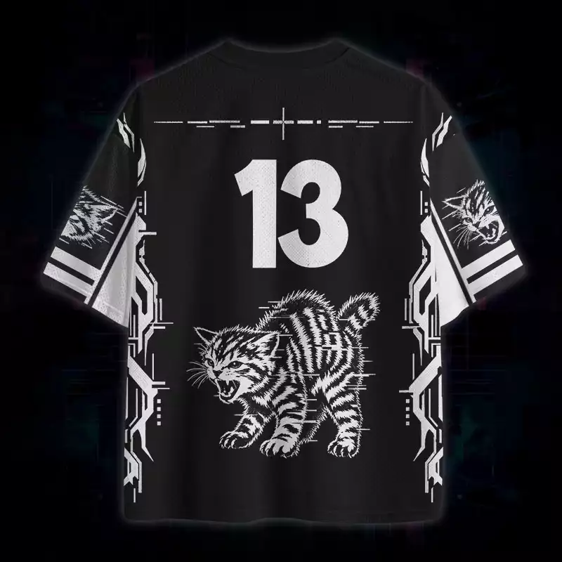 Soulisfree Cat Fight Fascism Mesh Jersey