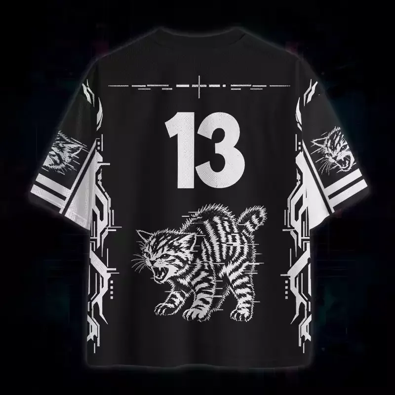 Soulisfree Cat Fight Fascism Mesh Jersey