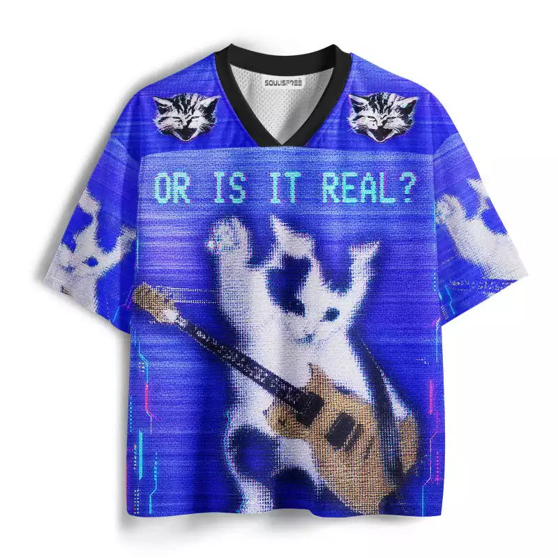 Soulisfree Cat Or Is It Real Mesh Jersey